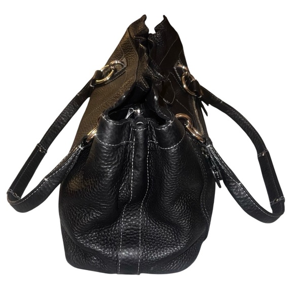 EUC Coach Vintage Penelope Black Pebble Leather Shoulder Bag Silver Hardware - Picture 6 of 9